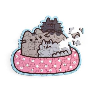 Puzzle din lemn Pusheen the Cat, 130 de piese | Puckator imagine