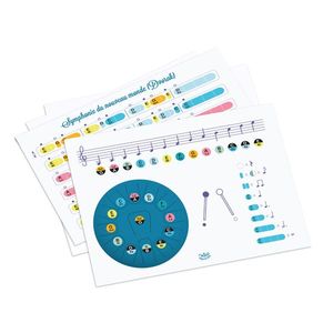 Instrument muzical - 10" Metal Tongue Drum, 13 note | Vilac imagine