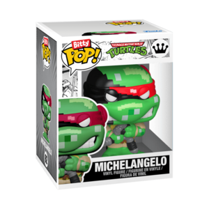 Set figurina + suport arcade - Bitty Pop! - Teenage Mutant Ninja Turtles - Michelangelo | Funko imagine