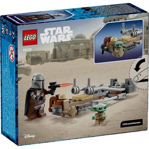 LEGO Star Wars – Motocicleta rapida a lui Mandalorian si Grogu (75436) | LEGO imagine