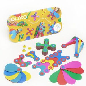 Joc magnetic de constructie - 42 piese - Curcubeu | Clixo imagine