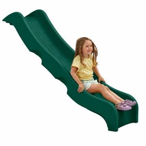 Tobogan pentru uz public Optima, verde, 240 x 50 x 44 cm, pentru platforma de 1.25 m inaltime, KBT imagine