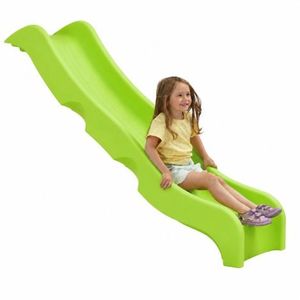 Tobogan pentru uz public Optima, verde lime, 240 x 50 x 44 cm, pentru platforma de 1.25 m inaltime, KBT imagine