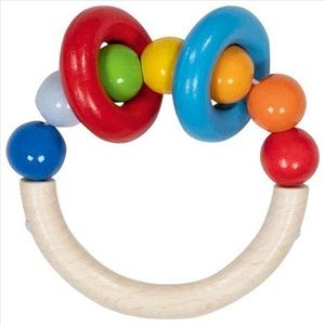Jucarie de motricitate din lemn pentru bebelusi Rings imagine