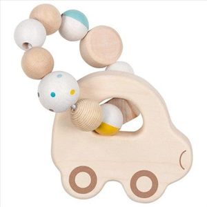 Jucarie de motricitate din lemn Car Nature, pentru bebelusi imagine