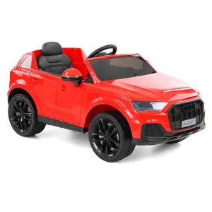 Imagine Masinuta electrica pentru copii 2-6 ani, Audi Q7, 70W, 12V 10Ah, echipare standard, culoare rosie