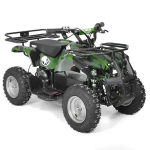 Imagine ATV electric pentru copii Kinderauto ArmyGreen Quad 1000W 36V 12Ah, culoare verde