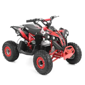 Imagine ATV electric Kinder Eco Wolf XXL 1200W 48V cu 3 viteza 6 inch, culoare Rosie