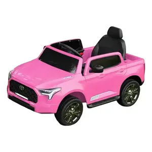 Imagine Masinuta electrica pentru copii, Toyota Tundra I-max Force, 12V 80W, echipata premium, roz