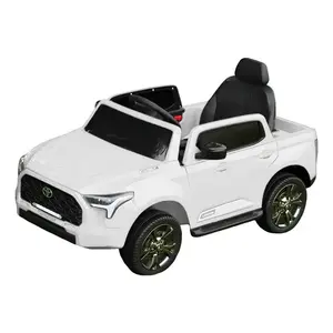 Imagine Masinuta electrica pentru copii, Toyota Tundra I-max Force, 12V 80W, echipata premium, alba