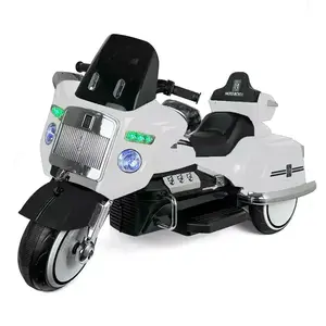 Imagine Motocicleta electrica pentru copii Chopper Royce, 80W 12V, telecomanda, bluetooth, culoare alba