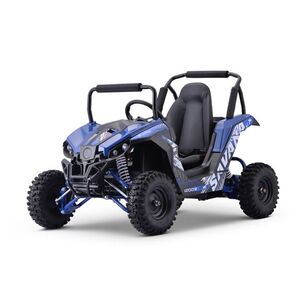 Imagine UTV electric pentru copii NITRO GoKid Savana 1200W 48V cu diferential, culoare albastra