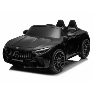 Imagine Masinuta electrica pentru copii Mercedes SL63, 160W, 12V 10Ah, bluetooth, echipare PREMIUM, neagra