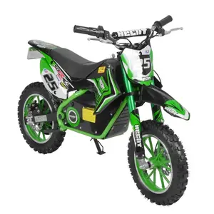Imagine Motocicleta electrica pentru copii Kinder Eco Ghepard 500W 36V, culoare verde