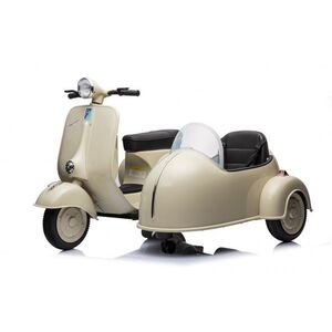 Imagine Scuter electric cu atasament Piaggio VESPA 150 VL1T 110W 12V 10Ah, culoare Bej