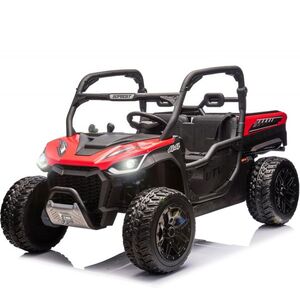 Imagine UTV electric pentru 2 copii Kinderauto Ranger 4x4 Sport 300W 24V premium, culoare rosie