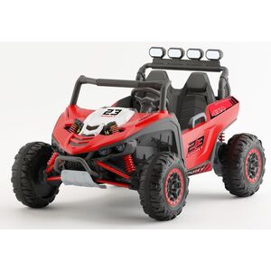Imagine UTV electric pentru copii, Kinderauto Arrow Dune-Buggy, 220W, 12V, roti EVA, premium, 2 locuri, rosu