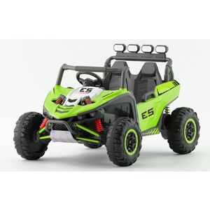Imagine UTV electric pentru copii, Kinderauto Arrow Dune-Buggy, 220W, 12V, roti EVA, premium, 2 locuri, verde