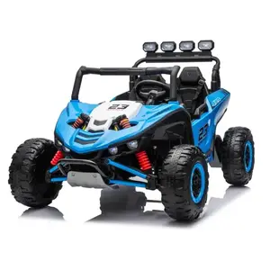 Imagine UTV electric pentru 2 copii, Kinderauto Arrow Dune-Buggy, 300W, 24V, echipat premium, albastru