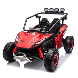Imagine UTV electric pentru 2 copii, Kinderauto Vector Dune-Buggy, 300W, 24V, echipare premium, rosu