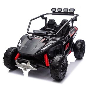 Imagine UTV electric pentru 2 copii, Kinderauto Vector Dune-Buggy, 300W, 24V, echipare premium, negru
