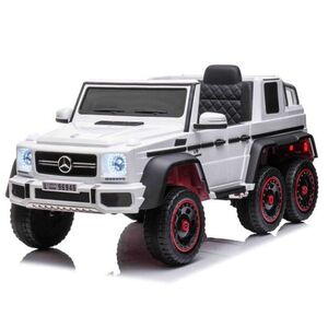 Imagine Masinuta electrica copii, Mercedes G63 6x6, 210W, 12V 10Ah, echipare Premium, alba