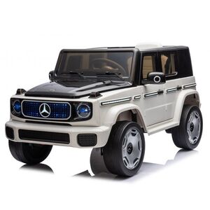 Imagine Masinuta electrica pentru copii, Mercedes EQG 140W 12V 9Ah, Premium, culoare Alba