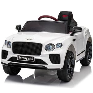 Imagine Masinuta electrica pentru copii Bentley Bentayga S, 4x4, 120W, 12V, echipare premium, alba