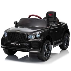 Imagine Masinuta electrica 4x4 pentru copii, Bentley Bentayga S, 120W, 12V, echipare premium, neagra