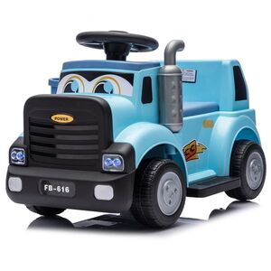 Imagine Camion electric multifunctional 2 in1 Lightning 33 pentru copii 18-36 luni, 30W 6V, culoare Light blue