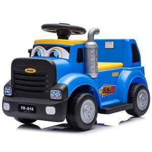 Imagine Camion electric multifunctional 2 in1 Lightning 33 pentru copii 18-36 luni, 30W 6V, culoare dark blue