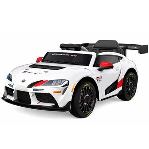 Imagine Masinuta electrica pentru copii, Toyota Supra GR, 12V 90W, telecomanda control parental, alba