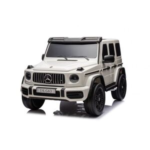Imagine Masinuta electrica pentru 2 copii Mercedes G63, 4x4, 800W, 24V-14Ah, cu MP4, alba