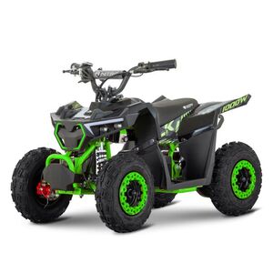 Imagine ATV electric pentru copii NITRO HULKI QUAD 1000W 36V, culoare verde