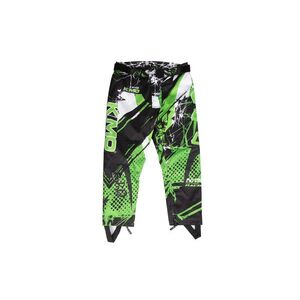 Imagine Pantaloni KIMO Kids BRO Motocross cu aparatori, ideal pentru copii pasionati de motocross, verde