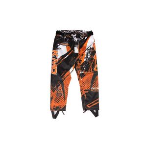 Imagine Pantaloni KIMO Kids BRO Motocross cu aparatori, ideal pentru copii pasionati de motocross, portocaliu