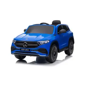 Imagine Masinuta electrica 4x4, pentru copii, Mercedes EQA 140W 12V premium, culoare Albastru