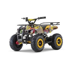 Imagine ATV electric pentru copii NITRO Torino Quad 1200W 48V snowy tyres, yellow Grafiti