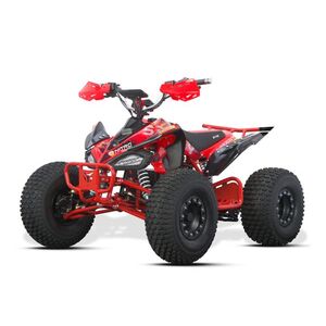 Imagine ATV electric ECO Speedy XXL 1500W 60V 20Ah cu diferential, roti 8 inch, culoare rosie
