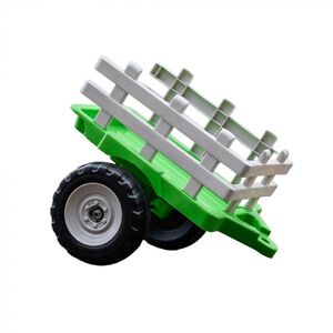 Imagine Remorca Kinderauto Farm Traktor Verde