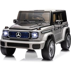 Imagine Masinuta electrica pentru copii, Mercedes EQG 140W 12V 9Ah, Premium, culoare Gri