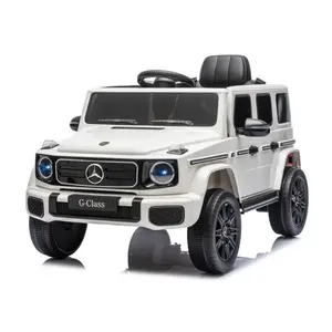 Imagine Masinuta electrica pentru copii 2-5 ani Mercedes G580 4x4, 140W 12V 7Ah, premium, culoare alba