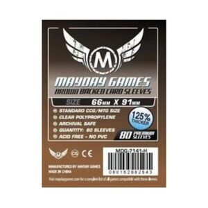 Imagine Mayday Card Game Sleeves - 66x91mm Brown Backed