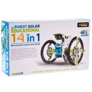 Imagine Resigilat - Kit robotica de constructie Roboti Solari 14 in 1 (RO)