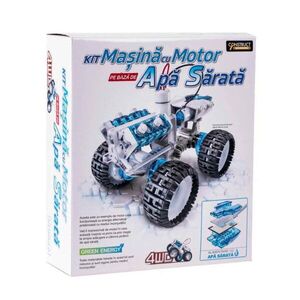 Imagine Resigilat - Kit de constructie Masina 4x4 motor pe apa sarata (RO)