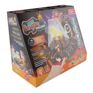 Imagine Set educativ STEM - Aqua Dragons - Habitat Vulcan cu lava - acvariu cu LED si Aqua Dragons rosii