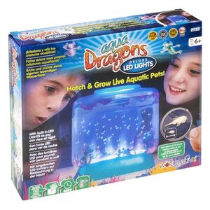 Imagine Set educativ STEM - Aqua Dragons - Habitat Lumea subacvatica - acvariu Deluxe cu LED-uri