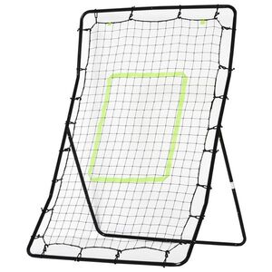 Imagine HOMCOM Plasa Elastica Elastic pentru Fotbal și Rugby Portabil, 90x80x140cm | Aosom Romania