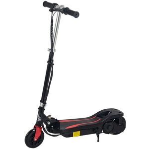 Imagine HOMCOM Trotineta Electrica pliabila inaltime reglabila 82-93cm frana 12km/h neagra | Aosom Romania
