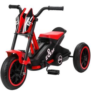 Imagine AIYAPLAY Tricicletă pentru copii, bicicletă de echilibru 3 roți cu pedală pentru 18–36 luni, pentru interior și exterior, roșu | Aosom Romania